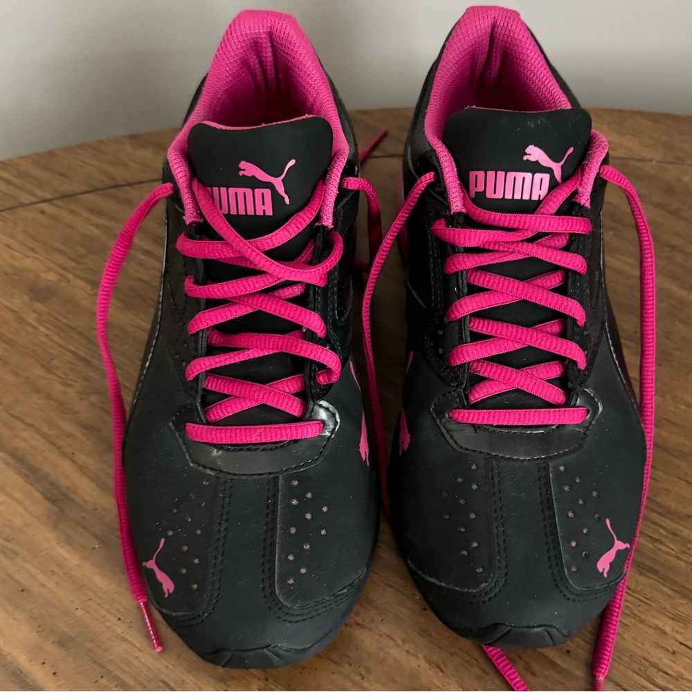 Puma TAZON Athlete Women’s Running Shoes Size 7.5 Black/Pink 18987702
